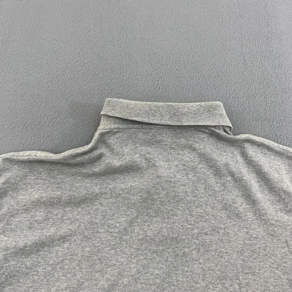 Polo Ralph Lauren Polo Shirt Mens XL Gray Blue Pony Short Sleeve